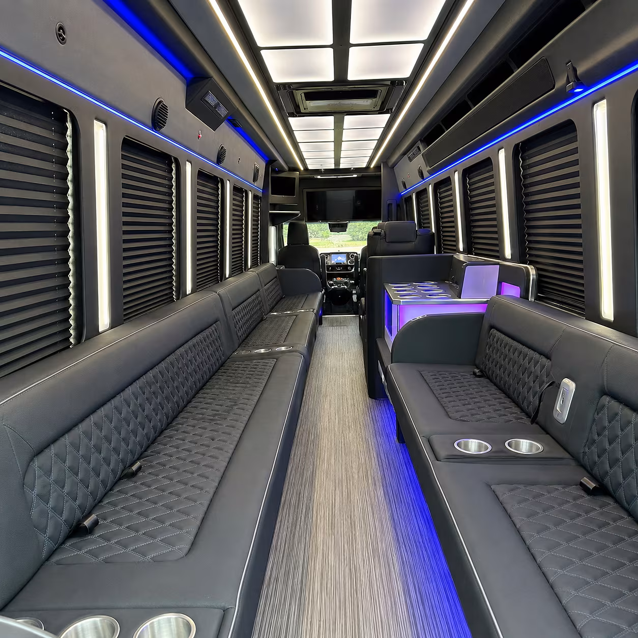 lowell party bus rentals inside